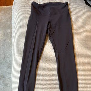 LuluLemon Cross Knit Align Leggings - 28" Inseam - Size 8 - Charcoal